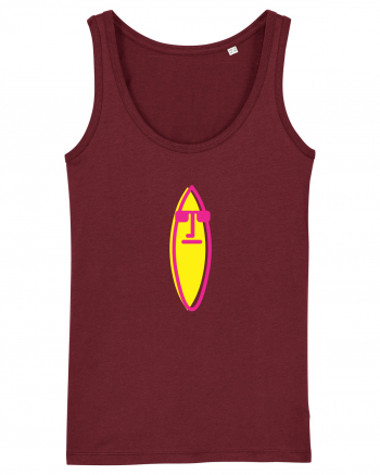 Surf Board Dude Burgundy