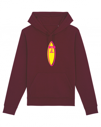 Surf Board Dude Burgundy