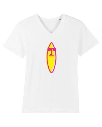 Surf Board Dude White