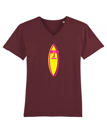 Surf Board Dude Burgundy