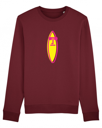 Surf Board Dude Burgundy