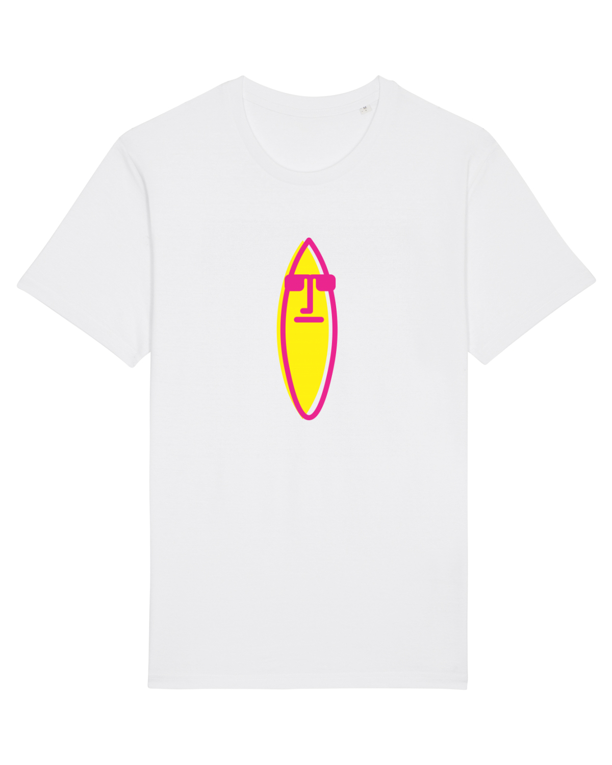 Tricou mânecă scurtă Unisex Rocker White