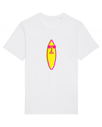 Surf Board Dude White