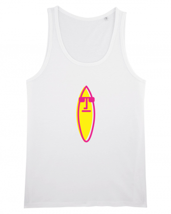 Surf Board Dude White