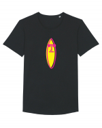 Surf Board Dude Tricou mânecă scurtă guler larg Bărbat Skater