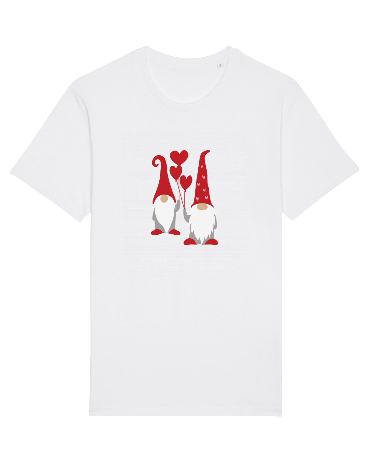 Tricou mânecă scurtă Unisex Rocker White
