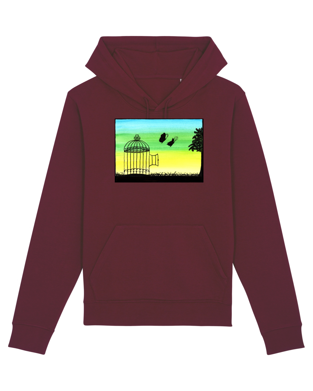 Hanorac Unisex Drummer Burgundy