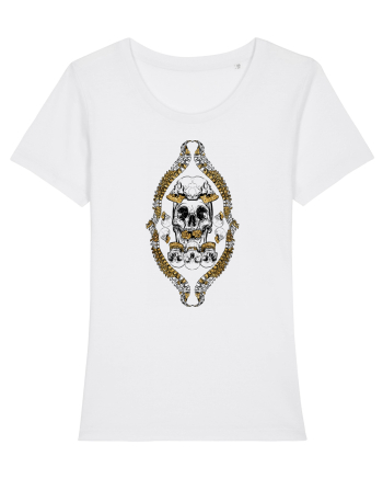 Skull frame White