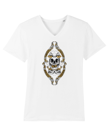 Skull frame White