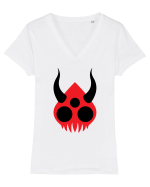 Little devil Tricou mânecă scurtă guler V Damă Evoker