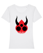 Little devil Tricou mânecă scurtă guler larg fitted Damă Expresser