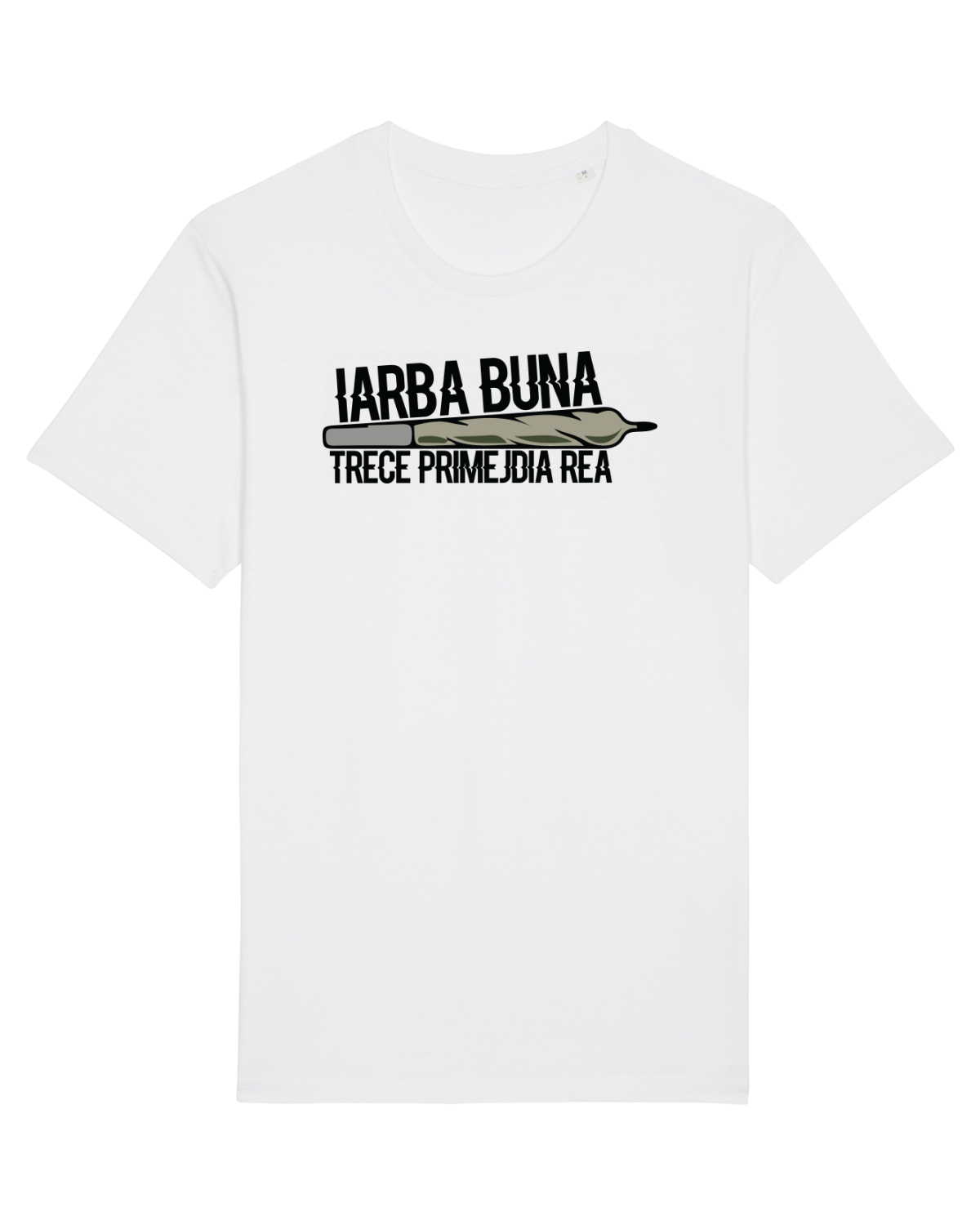 Tricou mânecă scurtă Unisex Rocker White