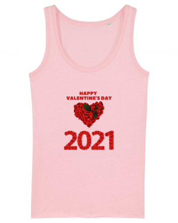 Ziua Indragostitilor 2021!inima de trandafiri Cotton Pink