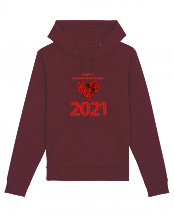 Ziua Indragostitilor 2021!inima de trandafiri Burgundy