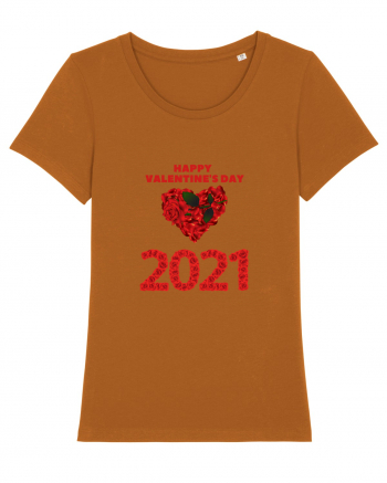 Ziua Indragostitilor 2021!inima de trandafiri Roasted Orange