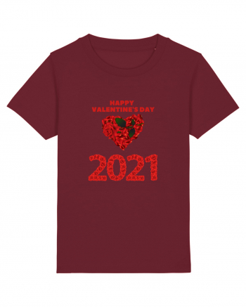 Ziua Indragostitilor 2021!inima de trandafiri Burgundy