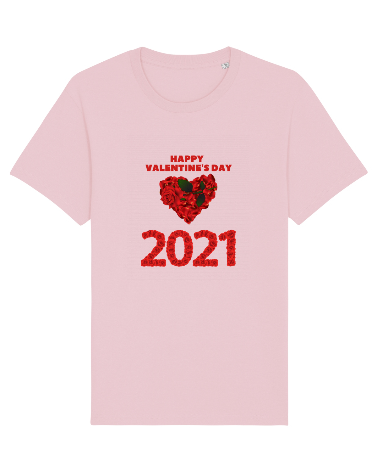 Tricou mânecă scurtă Unisex Rocker Cotton Pink
