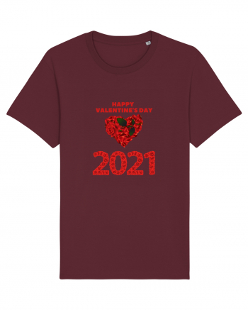 Ziua Indragostitilor 2021!inima de trandafiri Burgundy