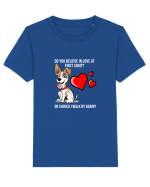 Crezi in dragoste la prima vedere SAU mai trec odata? Tricou mânecă scurtă  Copii Mini Creator