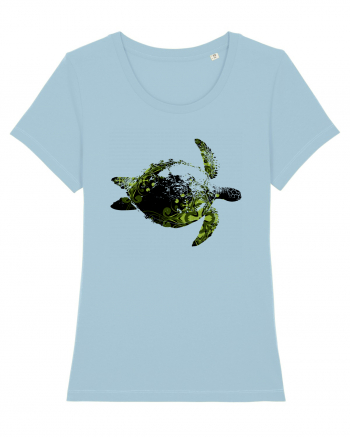 Green Turtle Sky Blue