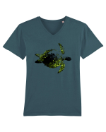 Green Turtle Tricou mânecă scurtă guler V Bărbat Presenter