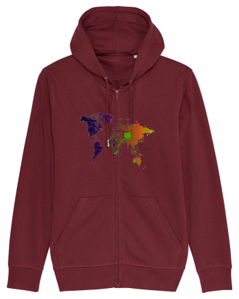Circuit World Map 2.0 Burgundy