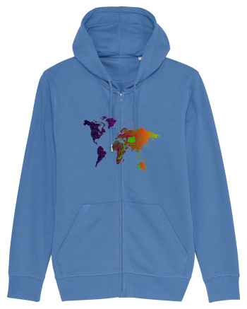 Circuit World Map 2.0 Bright Blue