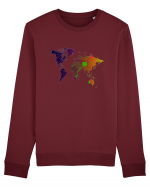 Circuit World Map 2.0 Bluză mânecă lungă Unisex Rise