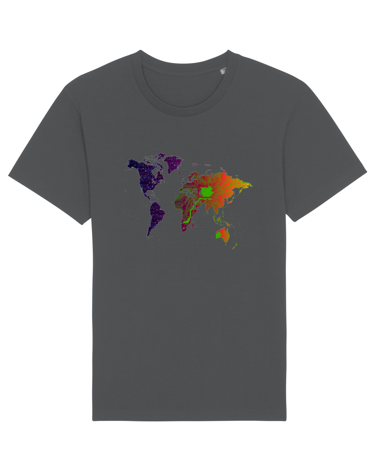 Tricou mânecă scurtă Unisex Rocker Anthracite
