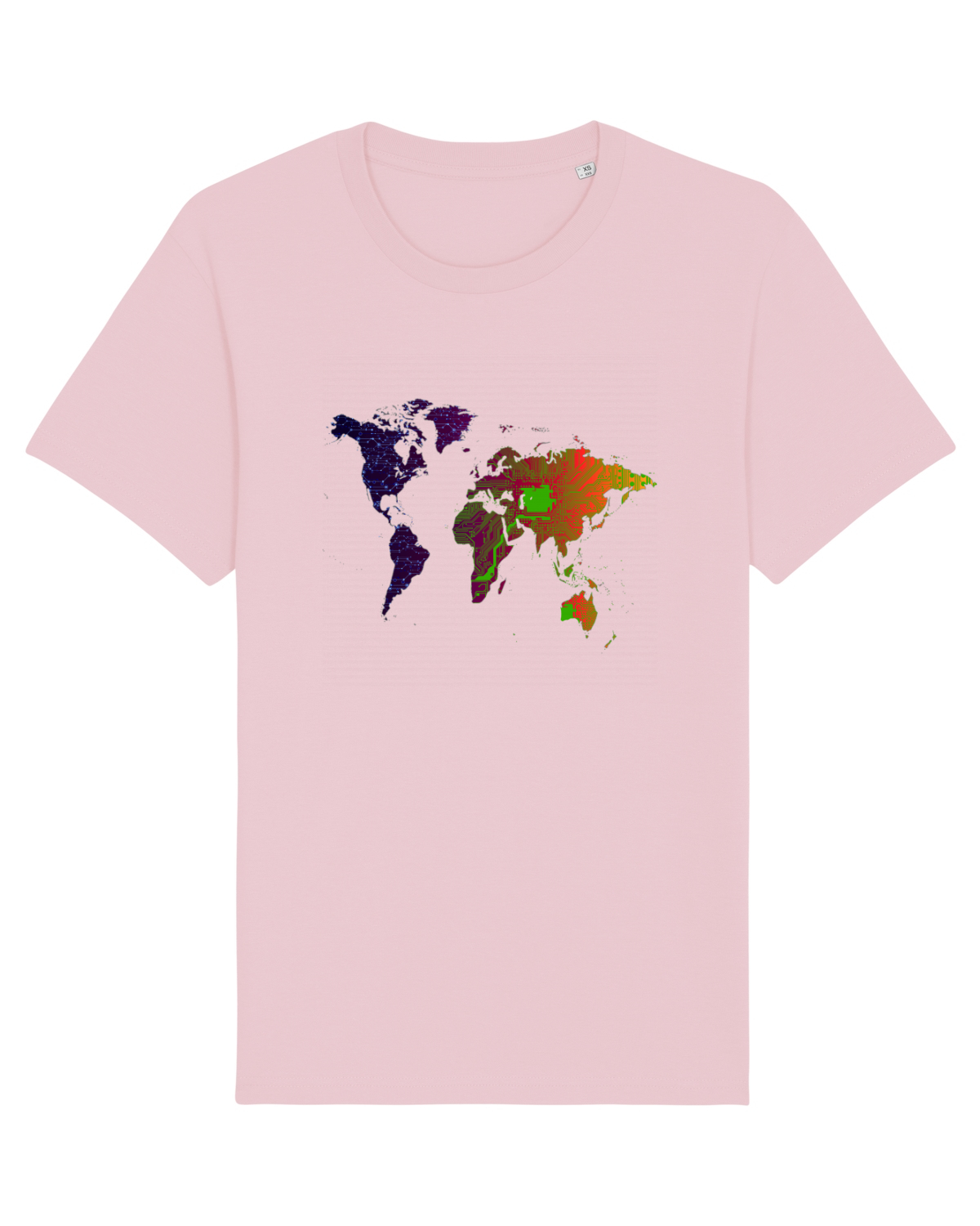 Tricou mânecă scurtă Unisex Rocker Cotton Pink
