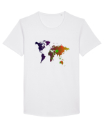 Circuit World Map 2.0 Tricou mânecă scurtă guler larg Bărbat Skater