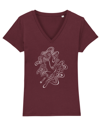Cocori in zbor Burgundy