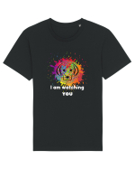 Cainele Colorat Te Urmareste Tricou mânecă scurtă Unisex Rocker
