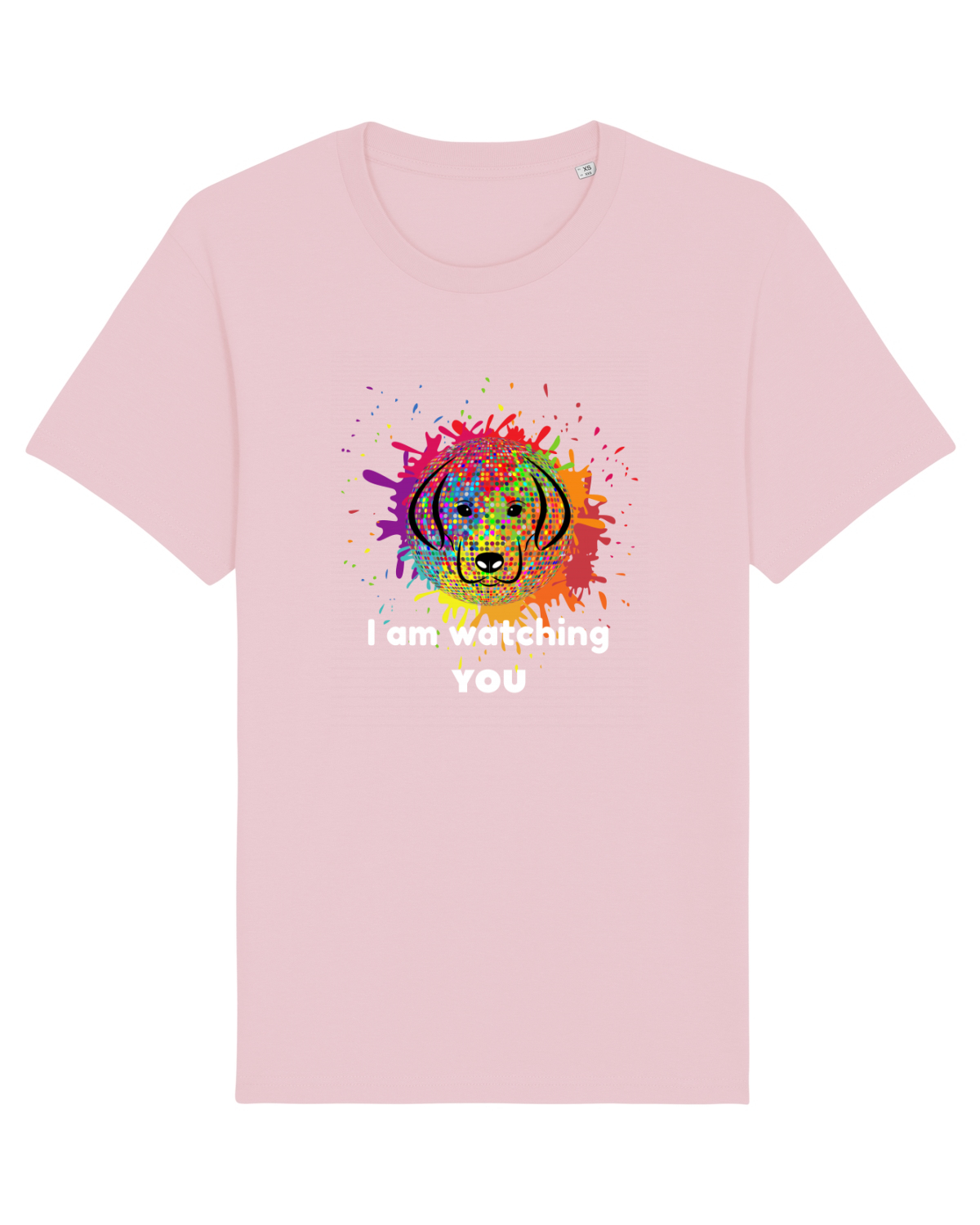 Tricou mânecă scurtă Unisex Rocker Cotton Pink
