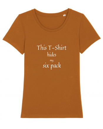 Acest tricou imi acopera pachetul de sase muschi Roasted Orange