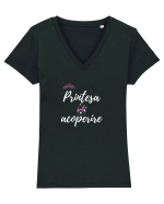 Printesa Sub Acoperire Tricou mânecă scurtă guler V Damă Evoker
