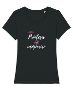 Printesa Sub Acoperire Tricou mânecă scurtă guler larg fitted Damă Expresser