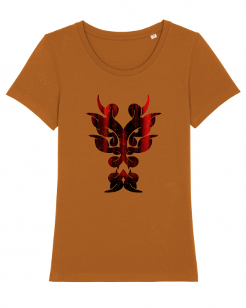 Dragon în Stil Tribal Roasted Orange