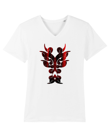 Dragon în Stil Tribal White