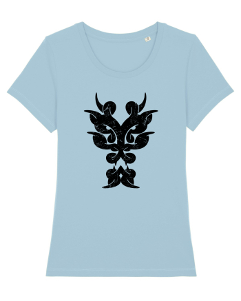 Dragon în Stil Tribal Sky Blue