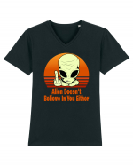 Alien Doesn't Believe in You Either Tricou mânecă scurtă guler V Bărbat Presenter