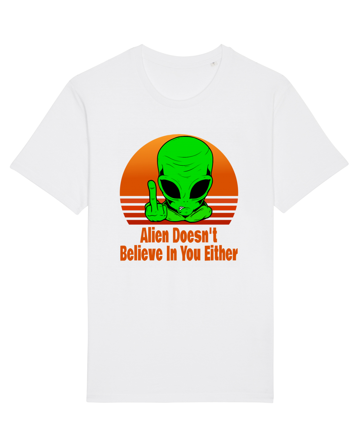 Tricou mânecă scurtă Unisex Rocker White
