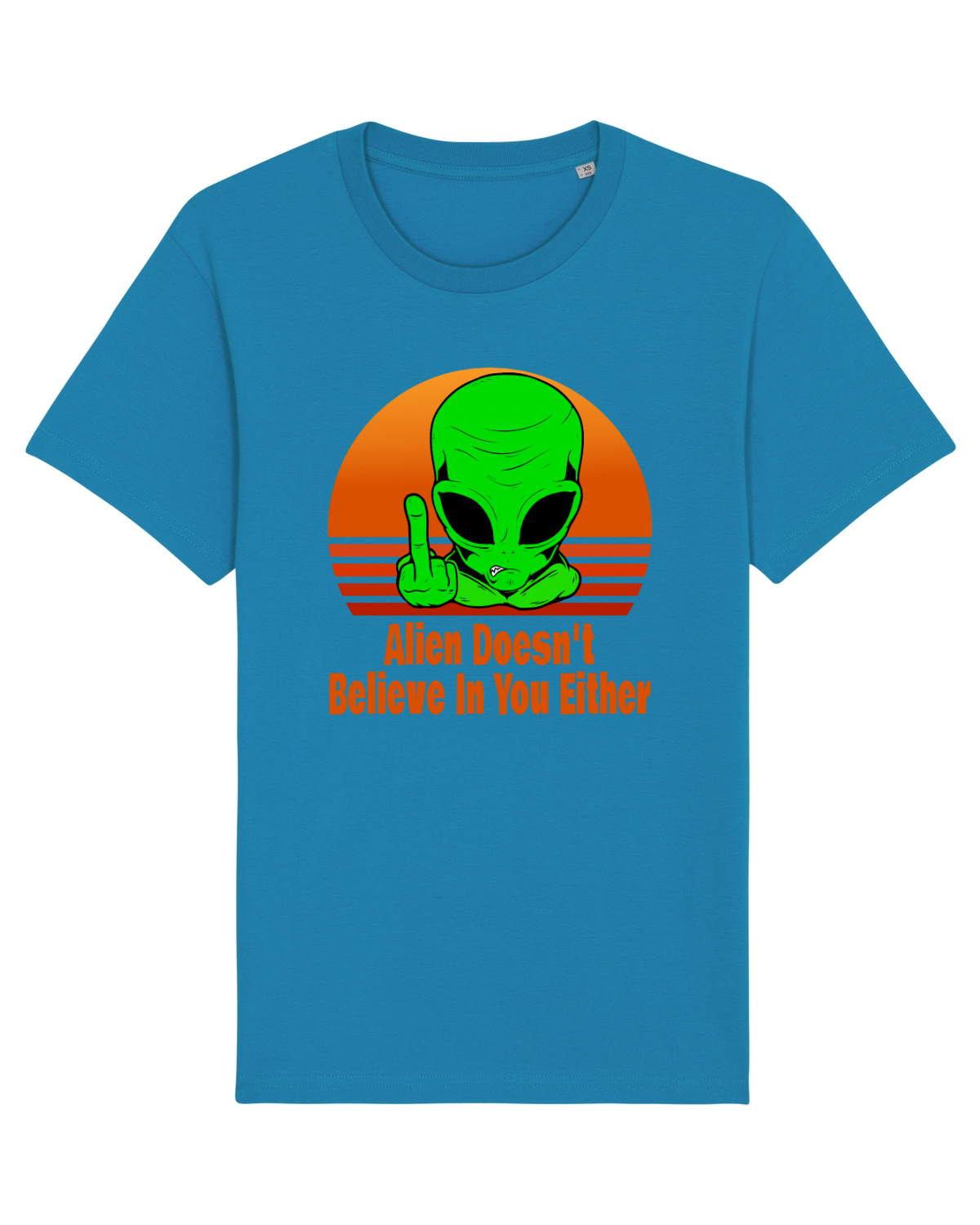 Tricou mânecă scurtă Unisex Rocker Azur