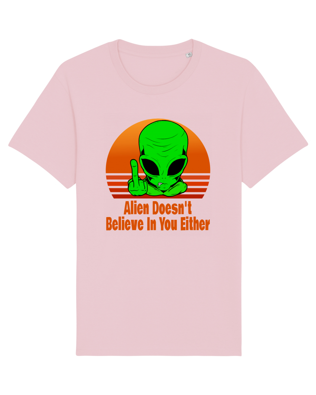 Tricou mânecă scurtă Unisex Rocker Cotton Pink