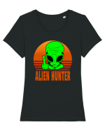 Alien Hunter Tricou mânecă scurtă guler larg fitted Damă Expresser