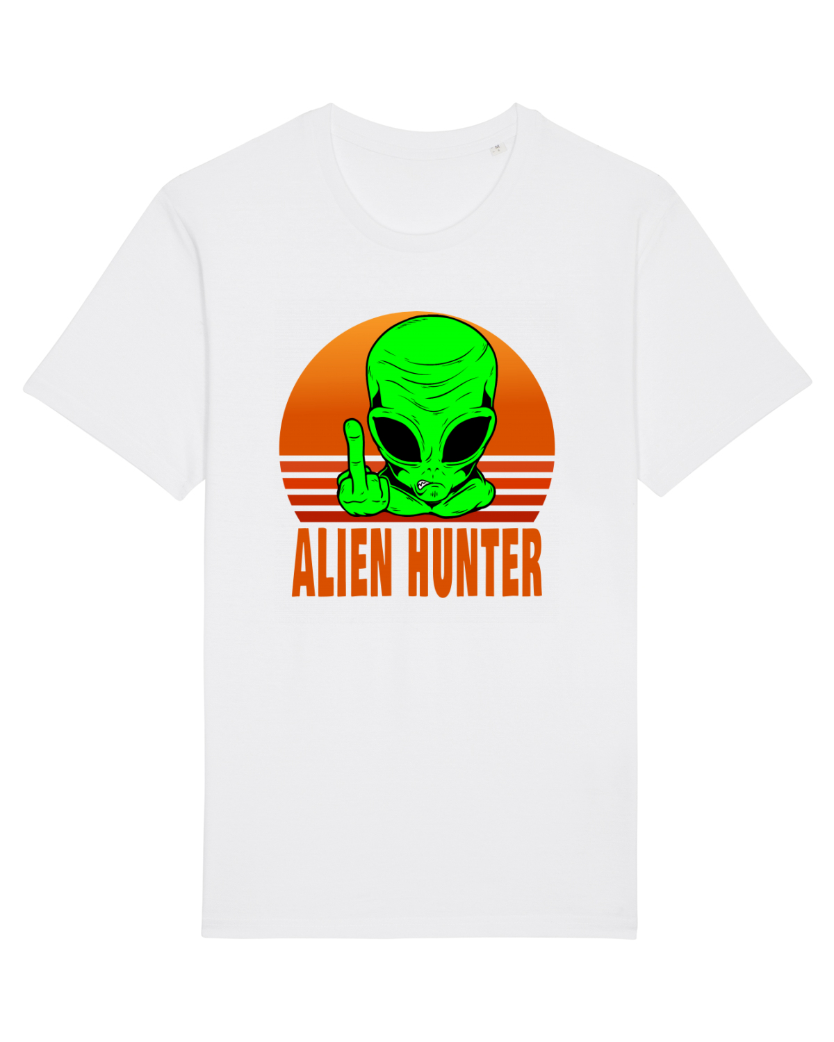 Tricou mânecă scurtă Unisex Rocker White