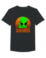 Alien Hunter Tricou mânecă scurtă guler larg Bărbat Skater