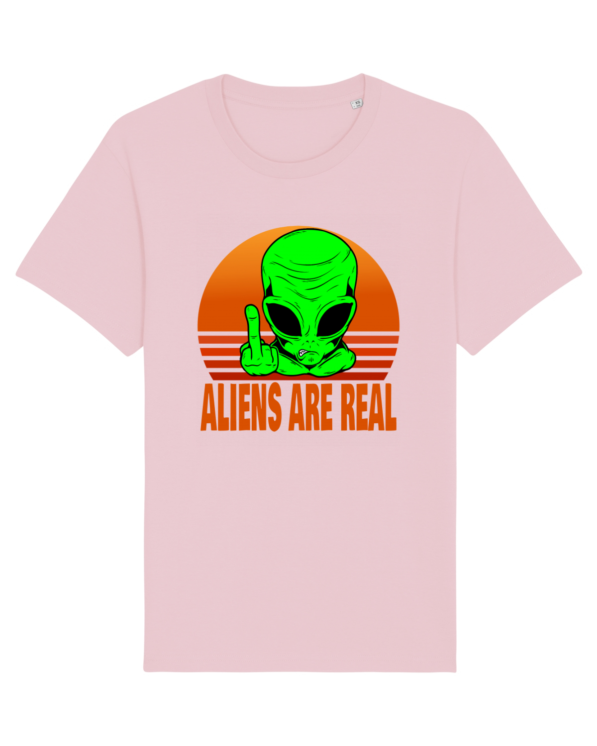 Tricou mânecă scurtă Unisex Rocker Cotton Pink