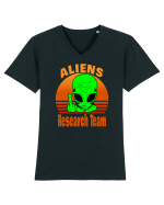 Aliens Research Team Tricou mânecă scurtă guler V Bărbat Presenter