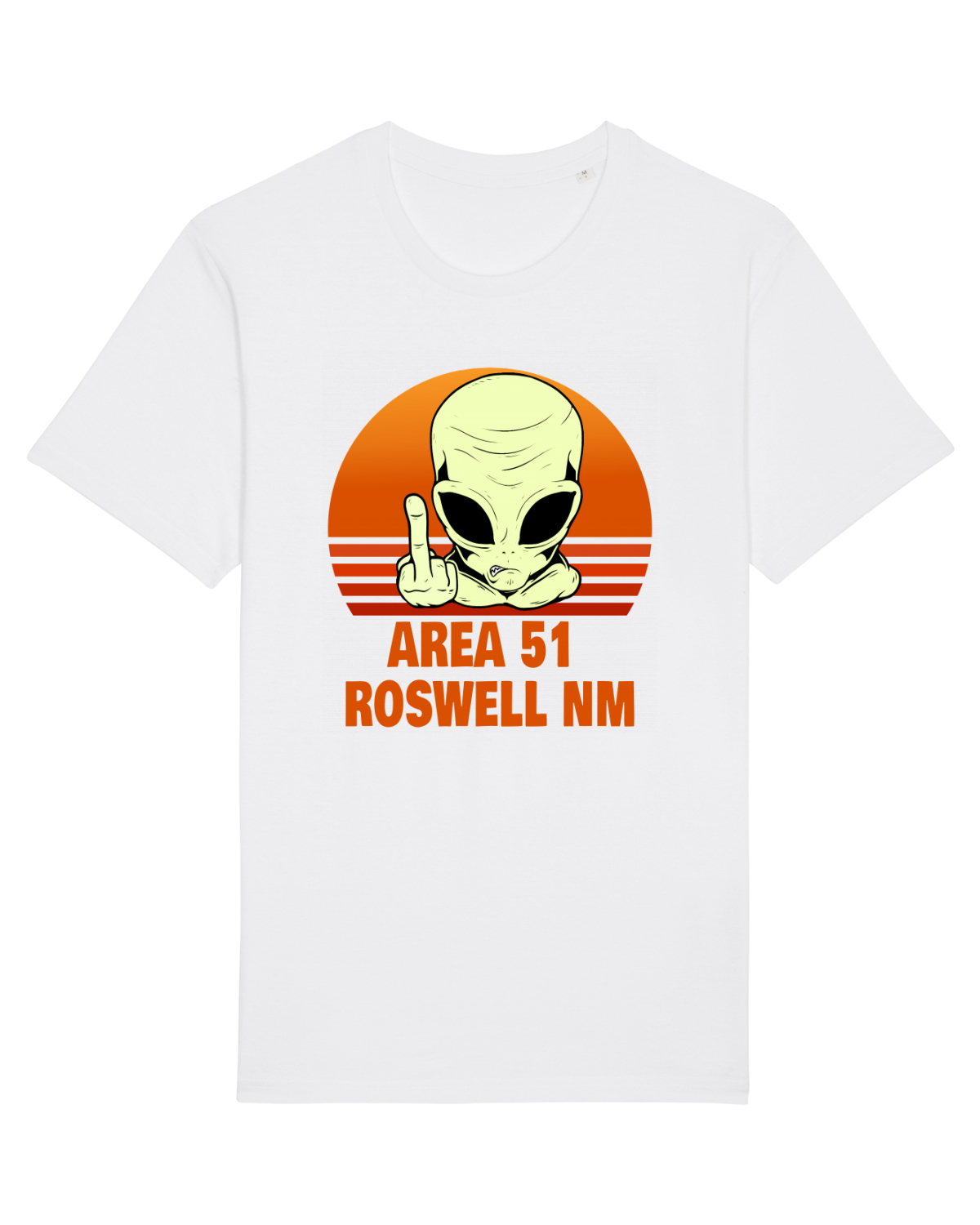Tricou mânecă scurtă Unisex Rocker White